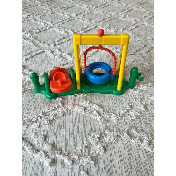Fisher-Price Little People Tire Swing Teeter-Totter See Saw 2005 - Picture 1 of 6